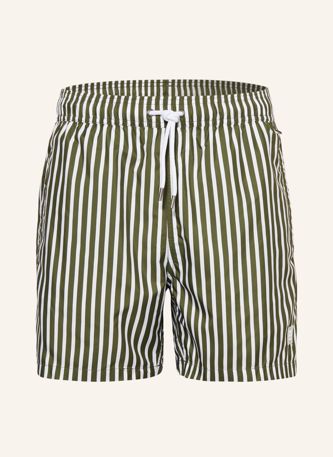 Image of Mey Badeshorts Serie Block Stripe gruen