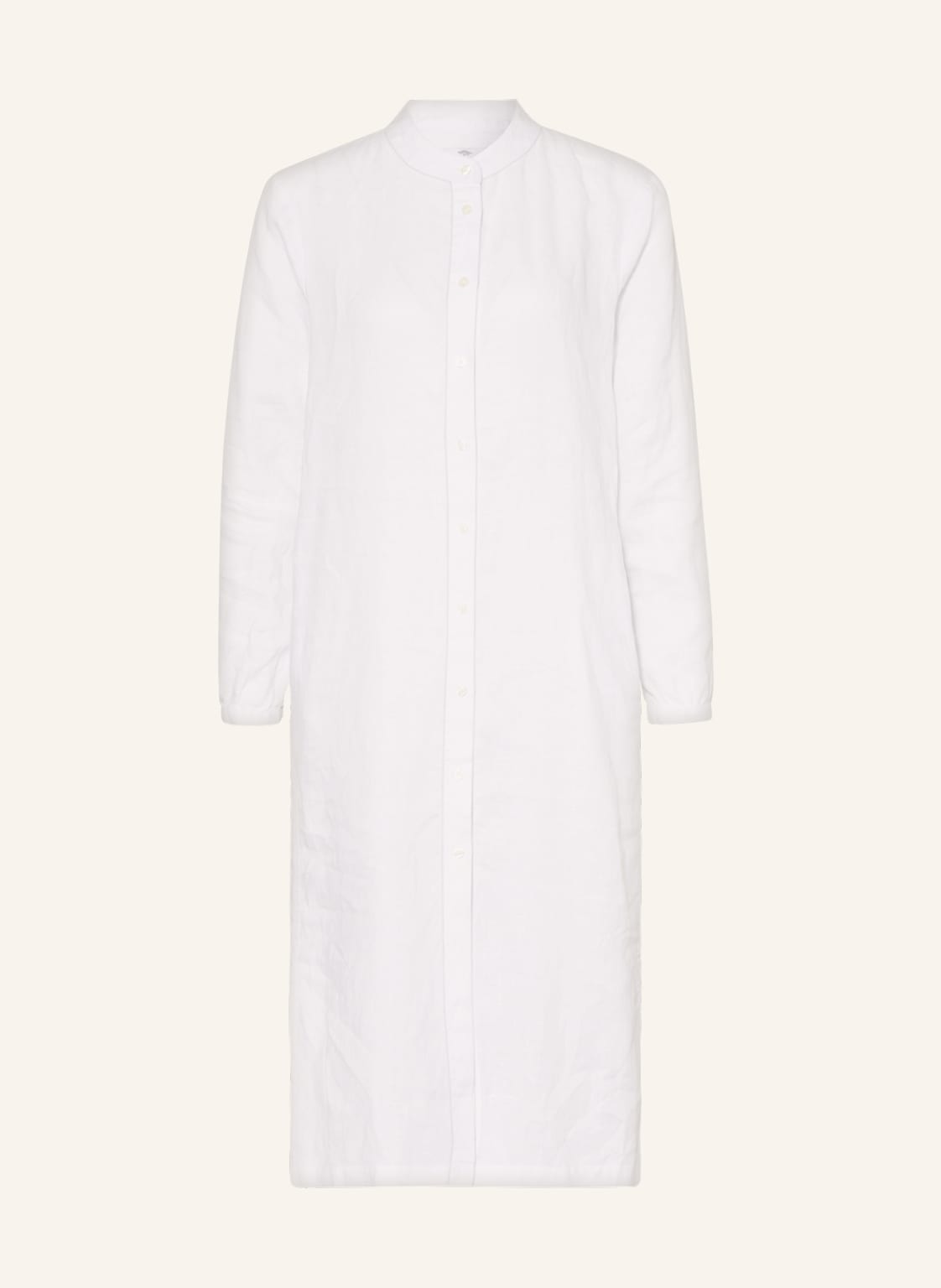 Image of Fynch-Hatton Hemdblusenkleid Aus Leinen weiss