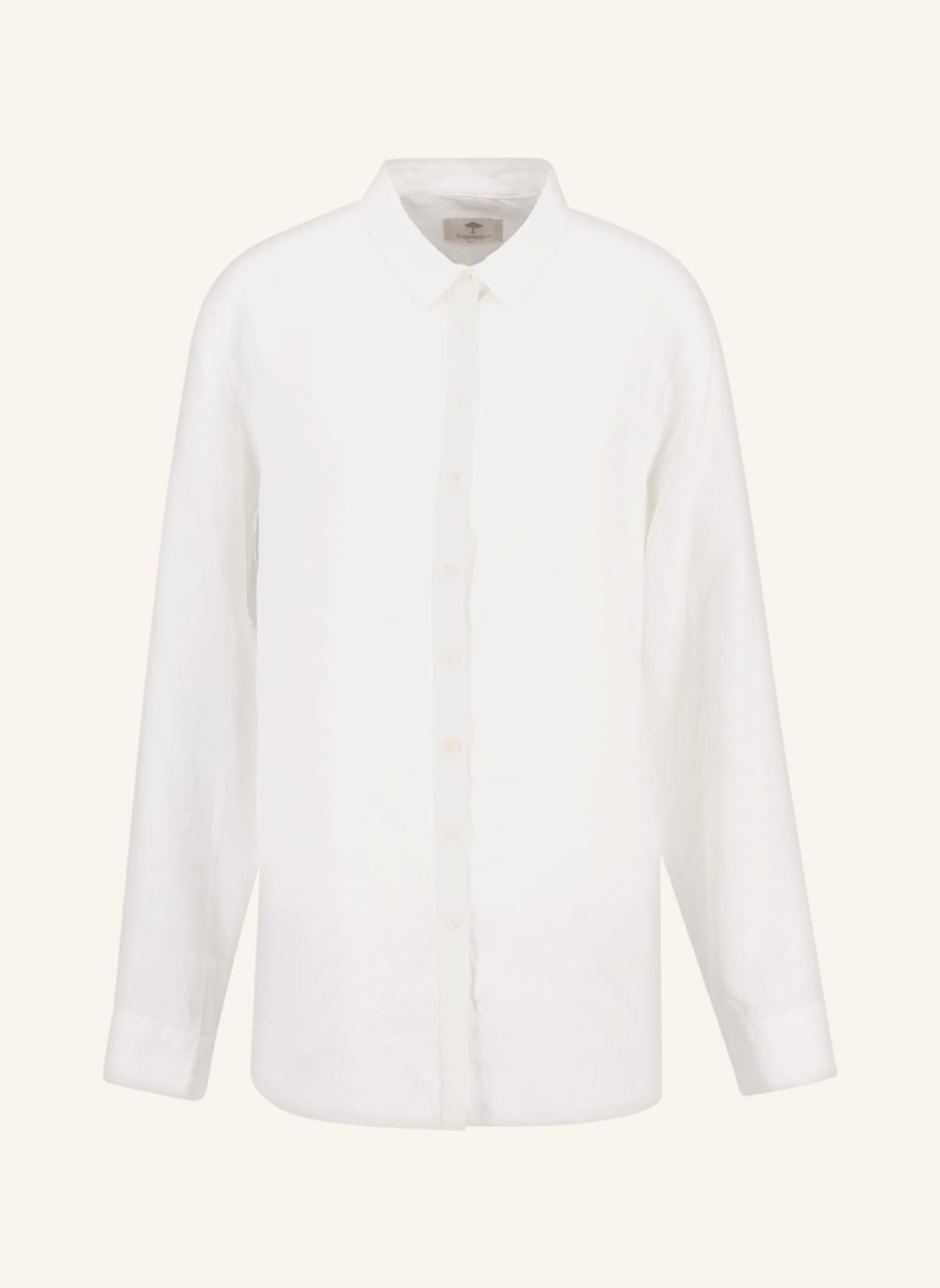 Image of Fynch-Hatton Hemdbluse Aus Leinen weiss