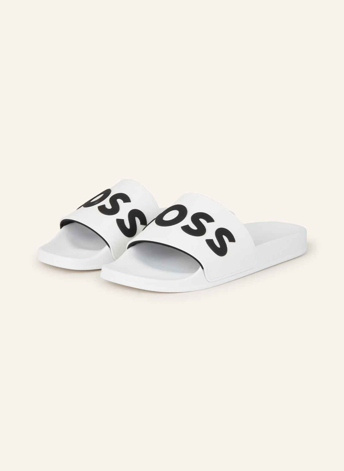 Image of Boss Pantoletten Kirk weiss