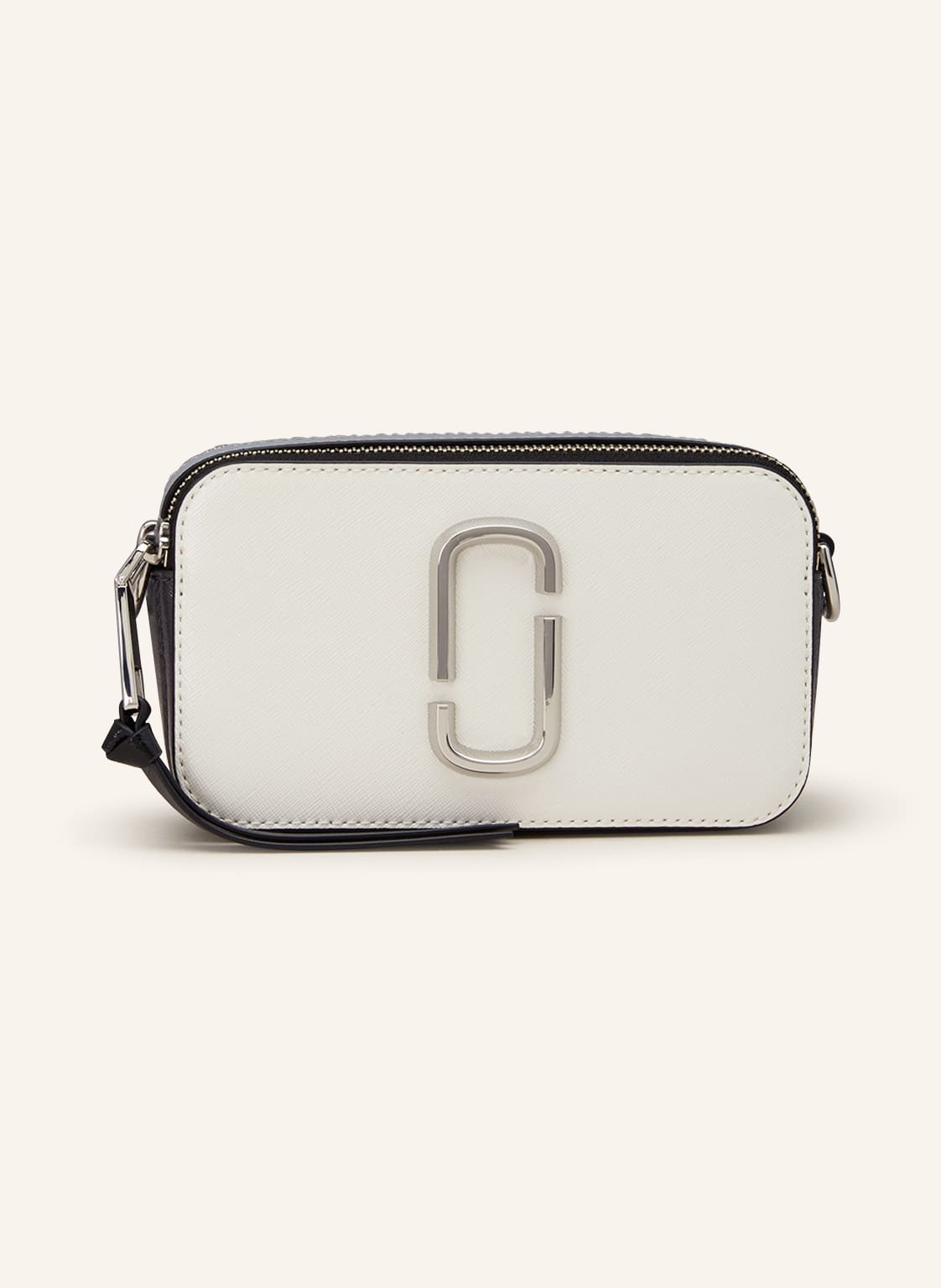 Image of Marc Jacobs Saffiano-Umhängetasche Snapshot weiss