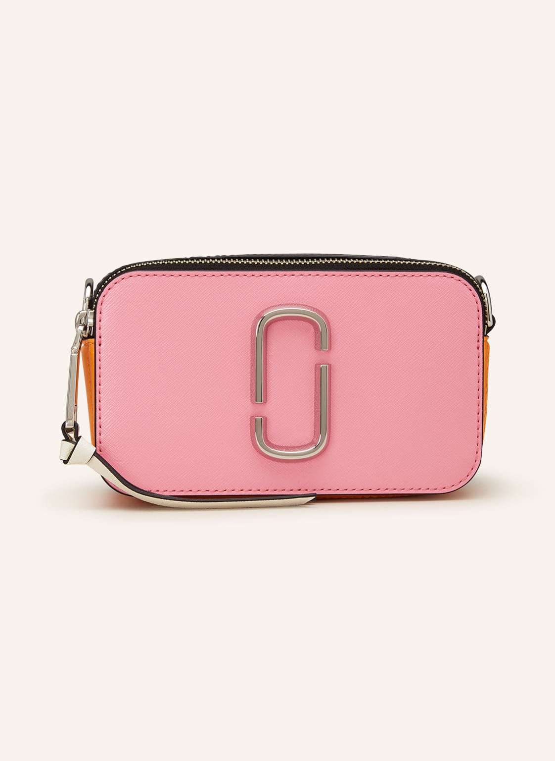 Image of Marc Jacobs Saffiano-Umhängetasche Snapshot pink