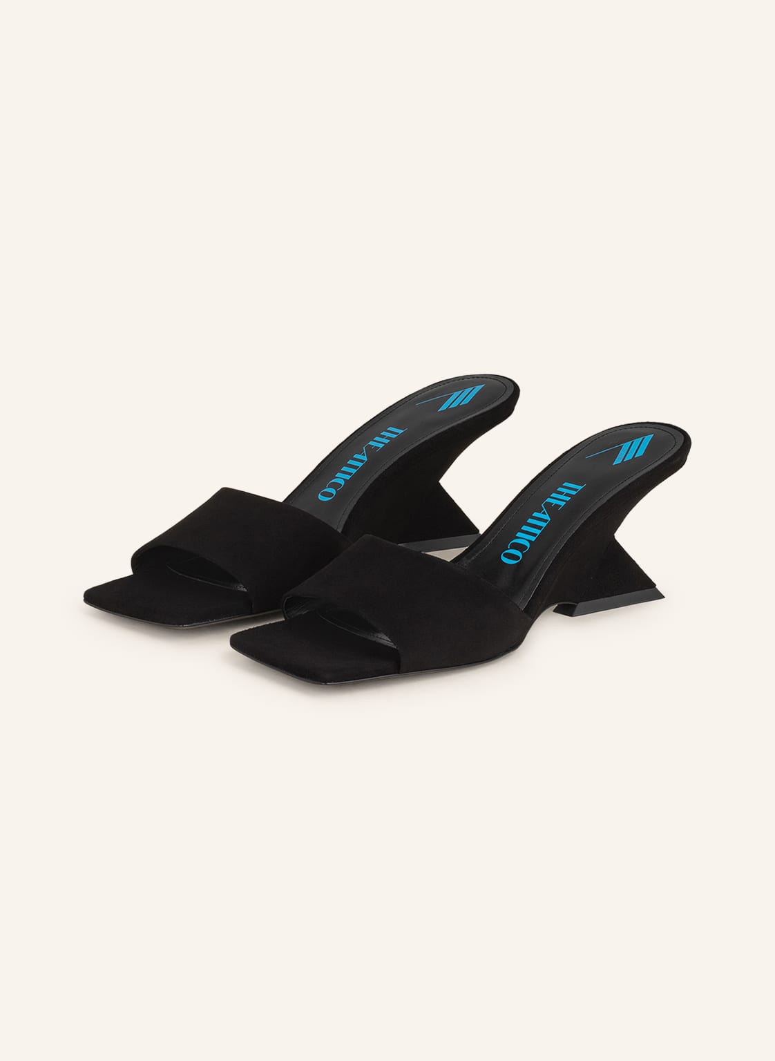 Image of The Attico Mules Cheope schwarz