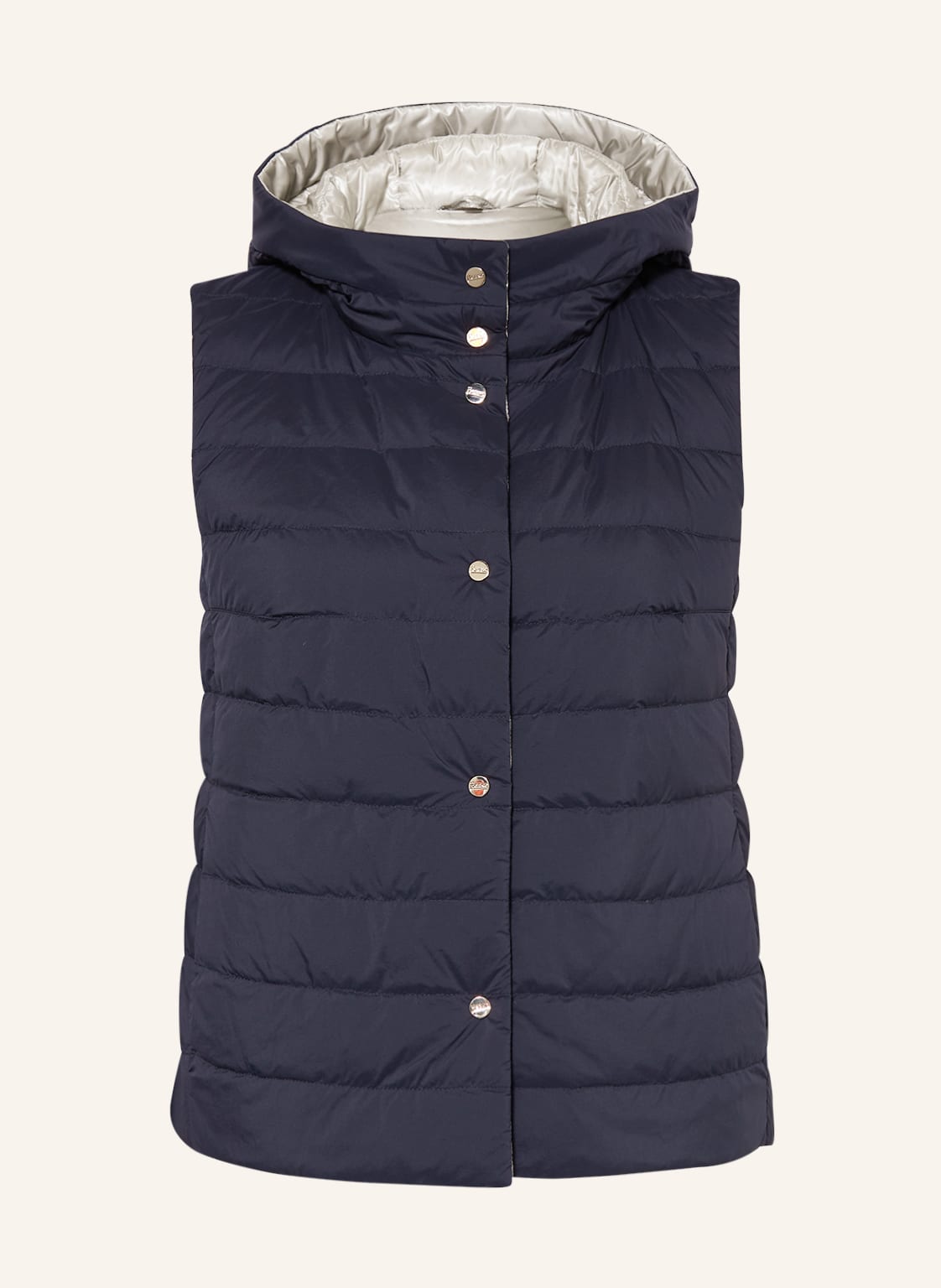 Image of Herno Lightweight-Daunenweste Smanicato Zum Wenden blau