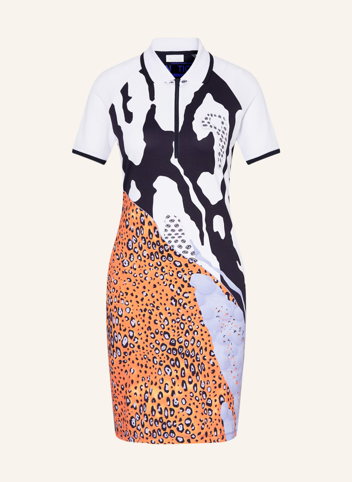 Image of Sportalm Polokleid Mit Mesh blau