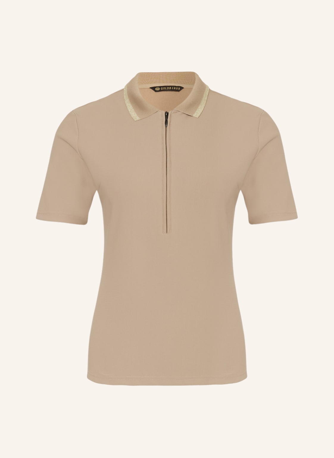 Image of Goldbergh Jersey-Poloshirt Cassia beige