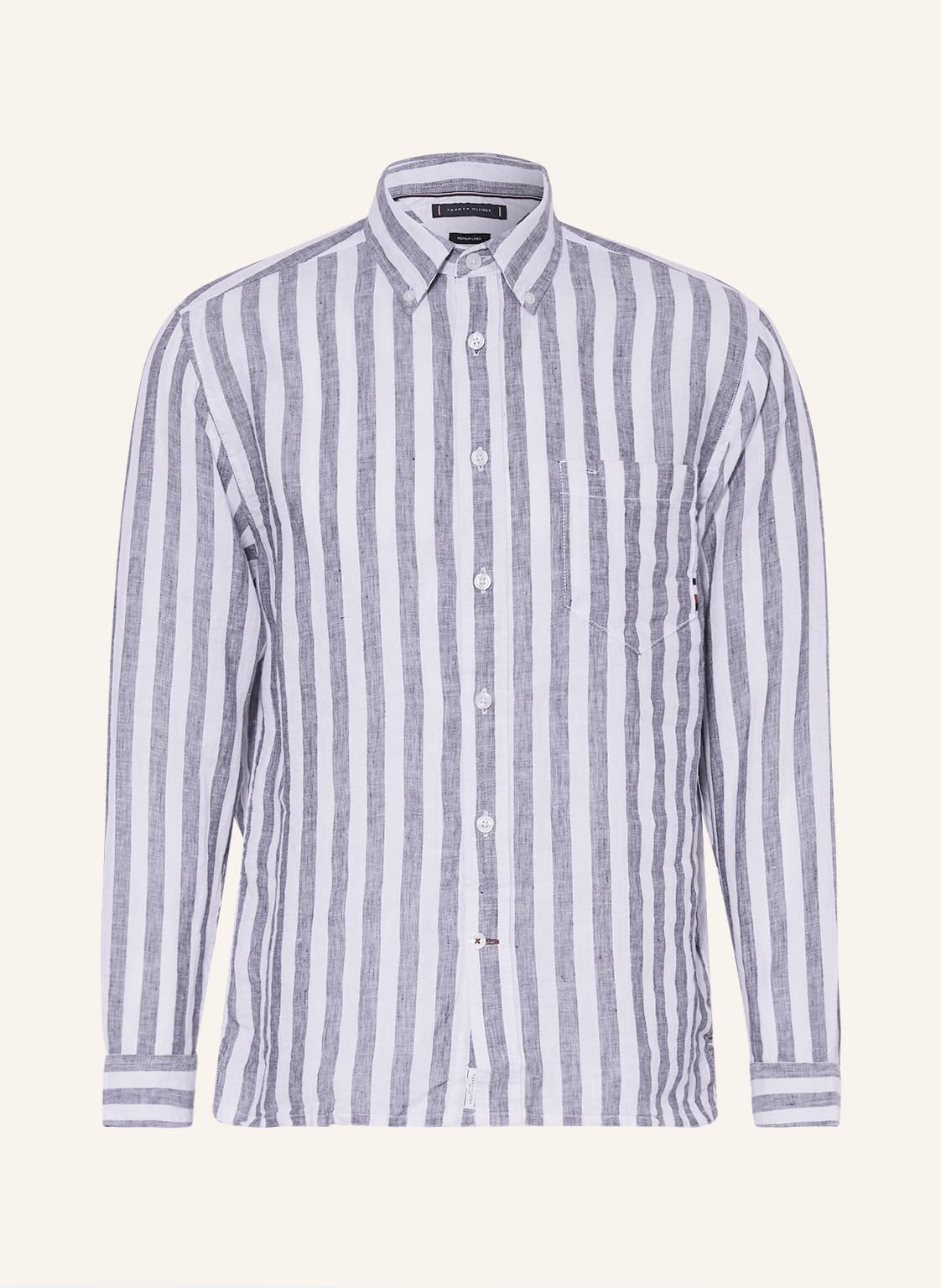 Image of Tommy Hilfiger Leinenhemd Comfort Fit weiss