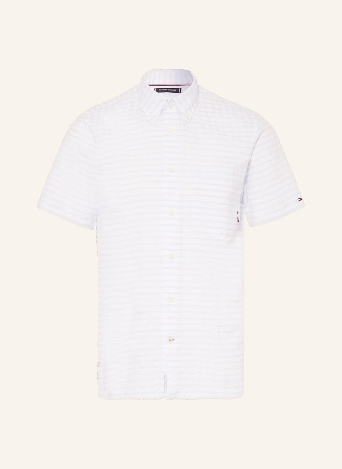 Image of Tommy Hilfiger Kurzarm-Hemd Regular Fit weiss