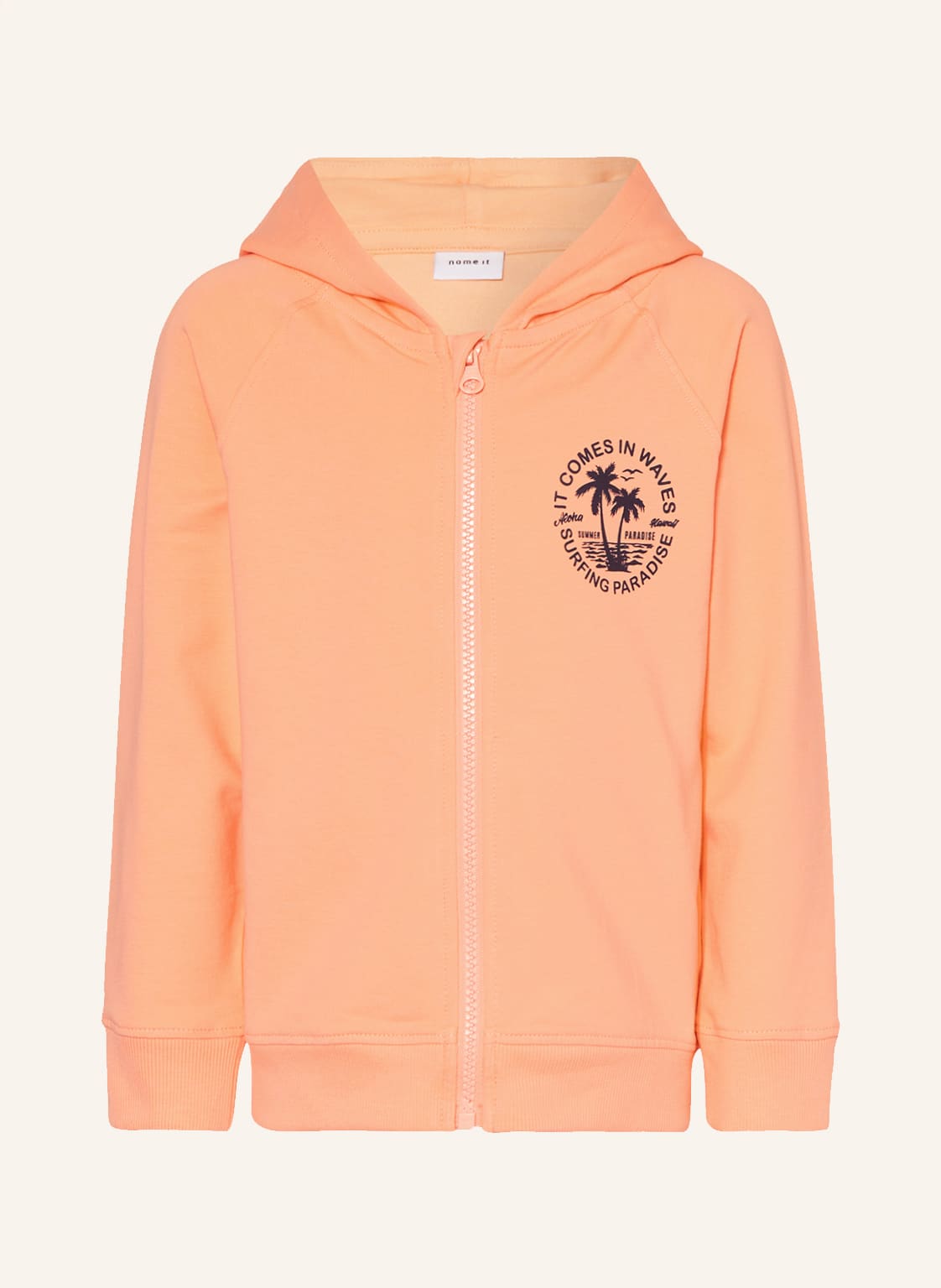 Image of Name It Sweatjacke orange