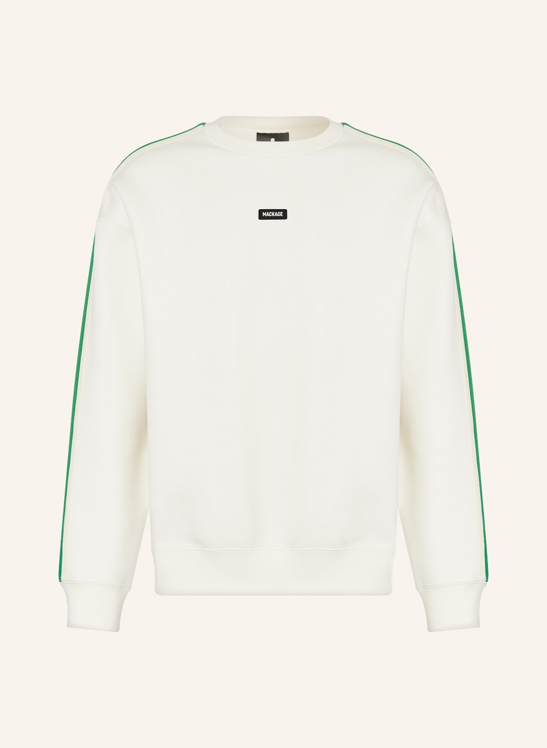 Image of Mackage Sweatshirt Mit Galonstreifen weiss