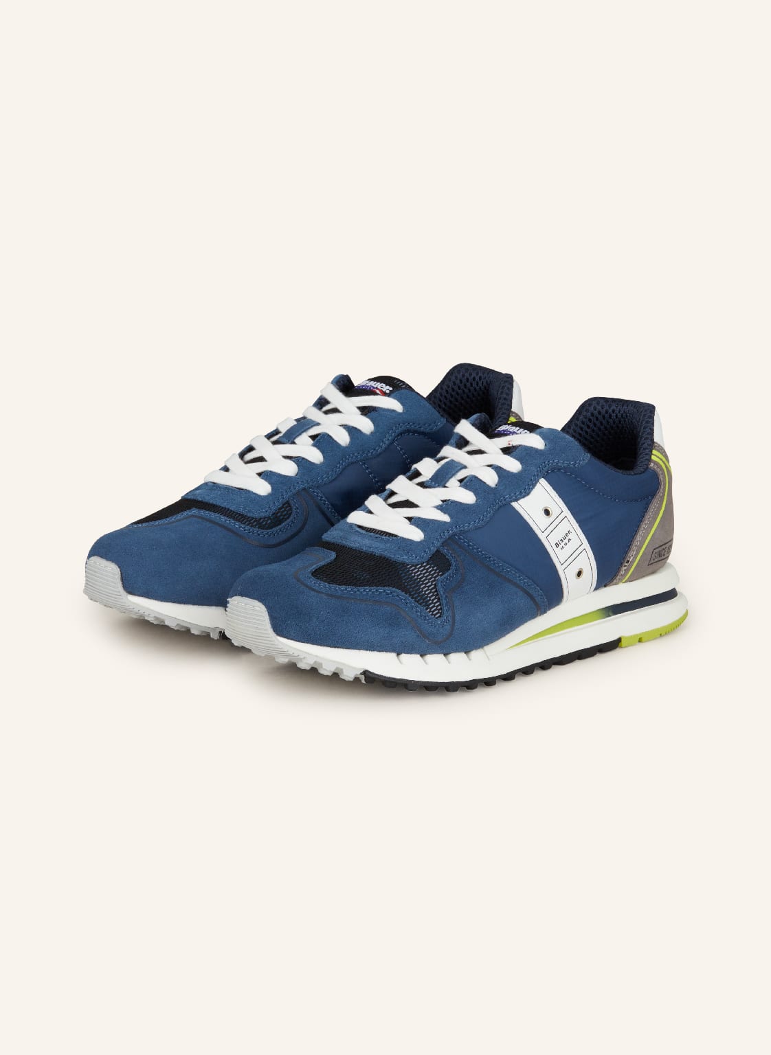 Image of Blauer Sneaker Quartz blau