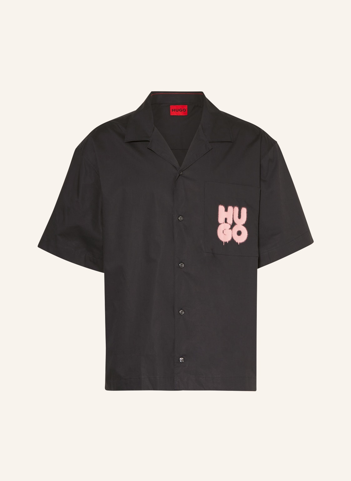 Image of Hugo Resorthemd Egeeno Comfort Fit schwarz