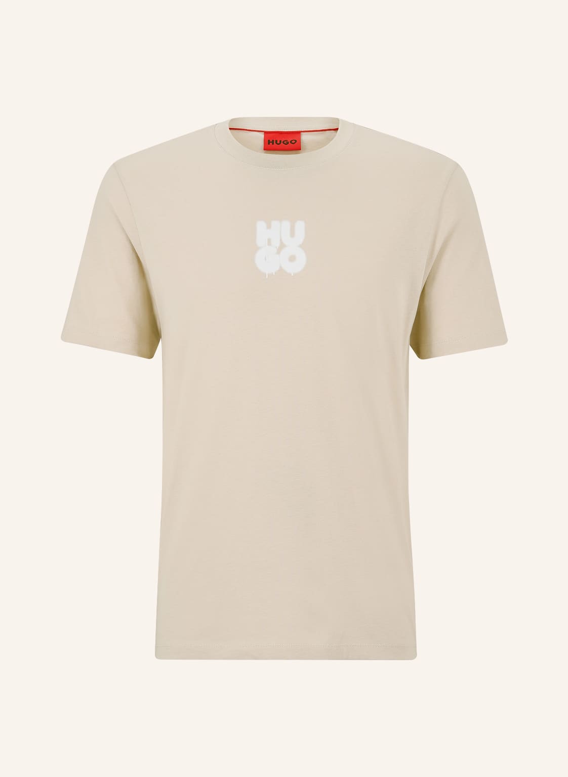 Image of Hugo T-Shirt Decali beige