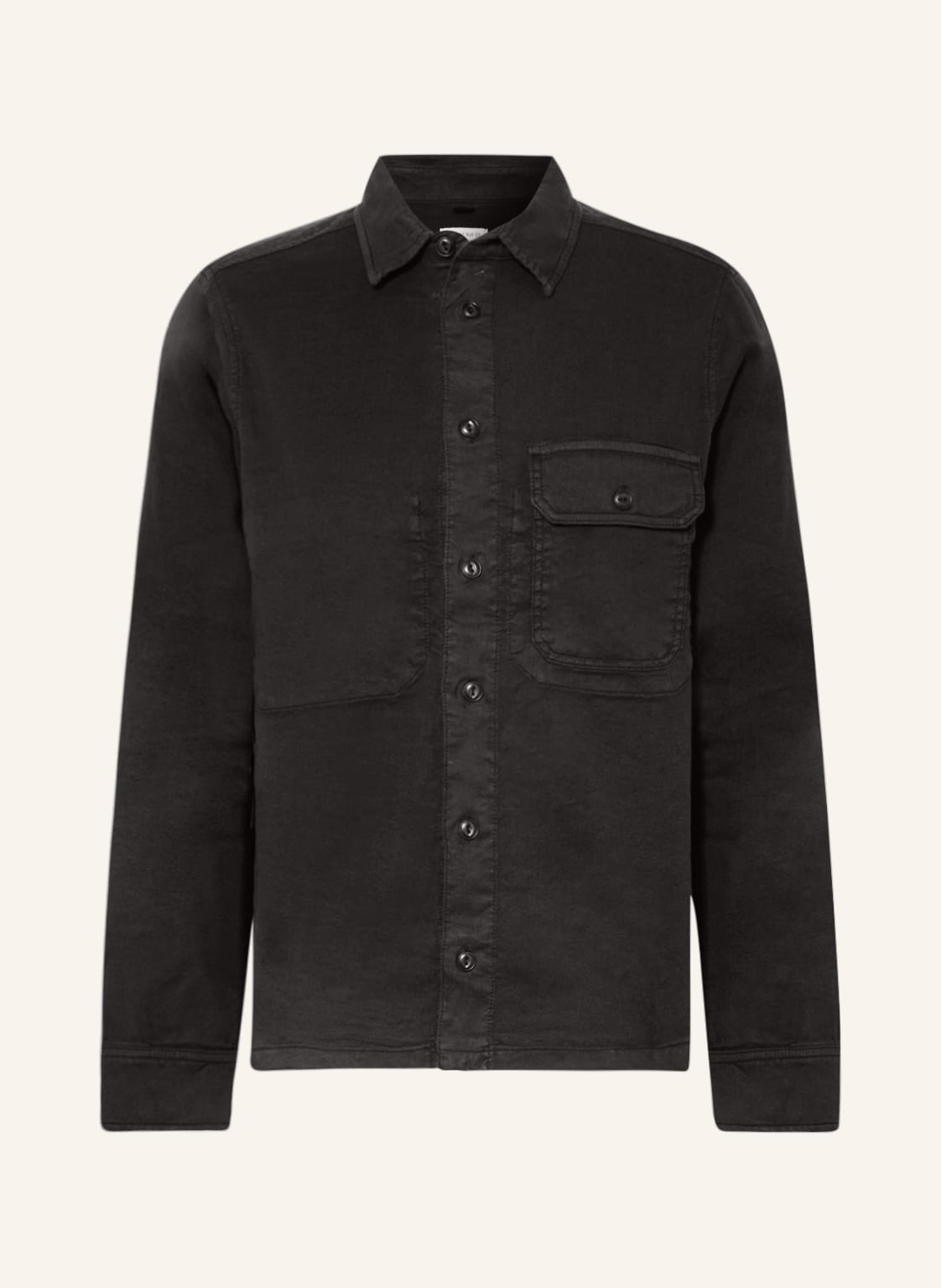 Image of Olymp Overshirt Mit Leinen schwarz