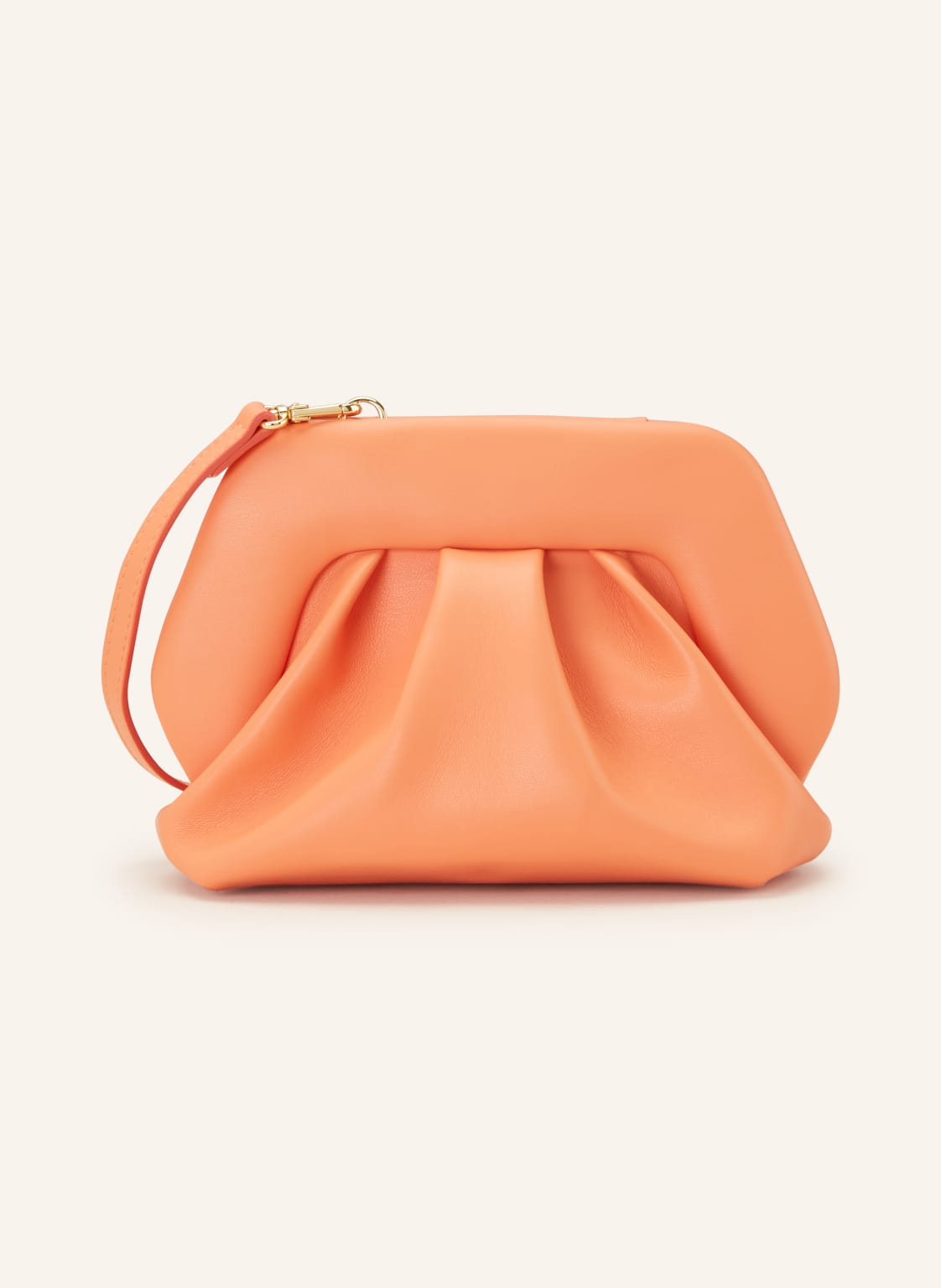 Image of Themoirè Clutch Gea orange