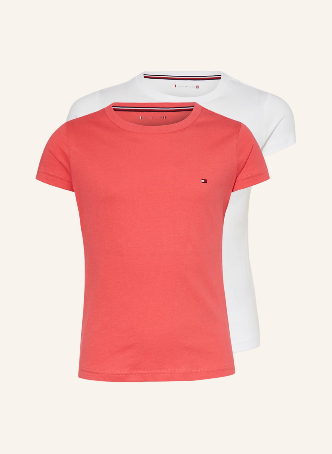 Image of Tommy Hilfiger 2er-Pack T-Shirts pink
