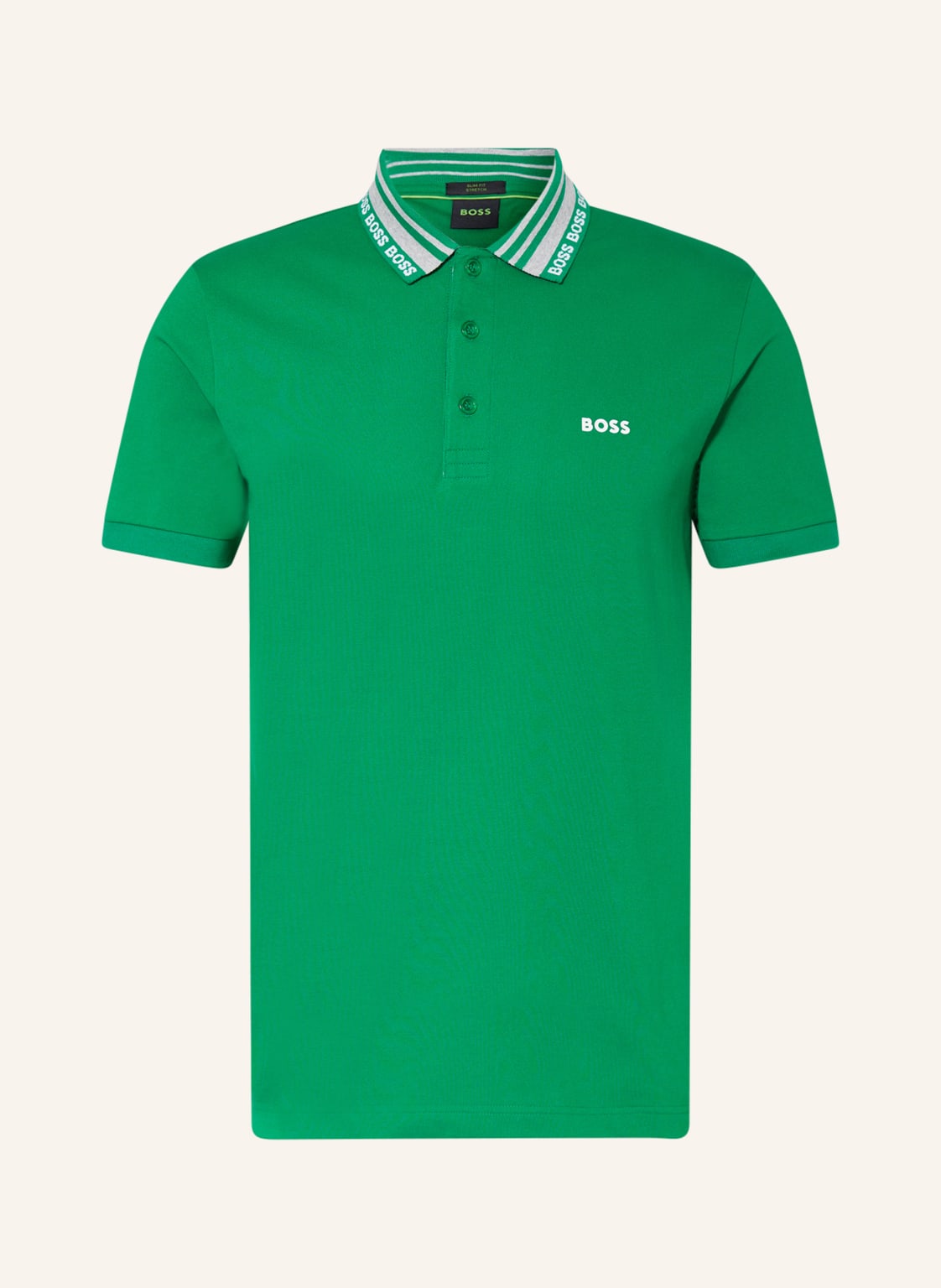 Image of Boss Funktions-Poloshirt Paule Slim Fit gruen