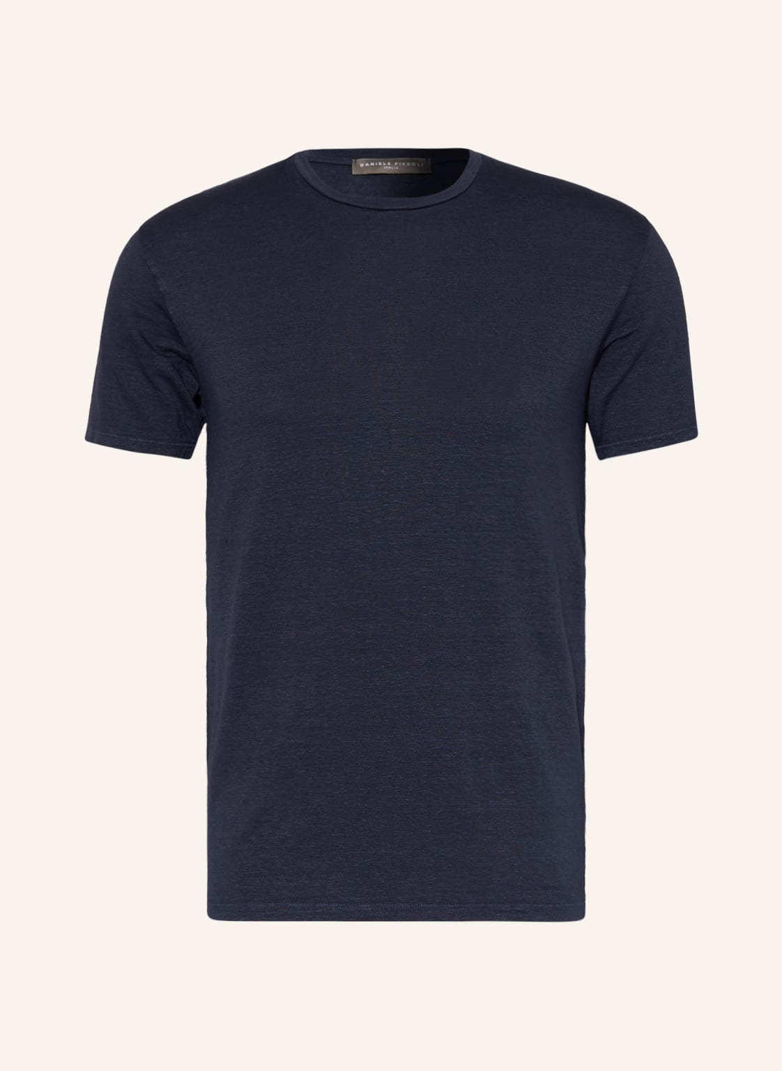 Image of Daniele Fiesoli T-Shirt Aus Leinen blau