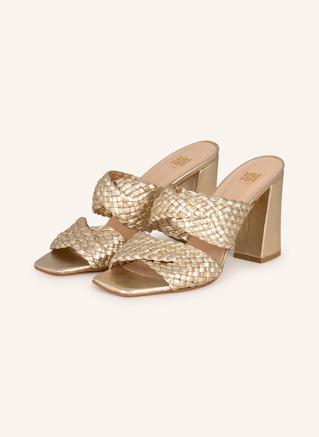 Image of Riani Mules gold