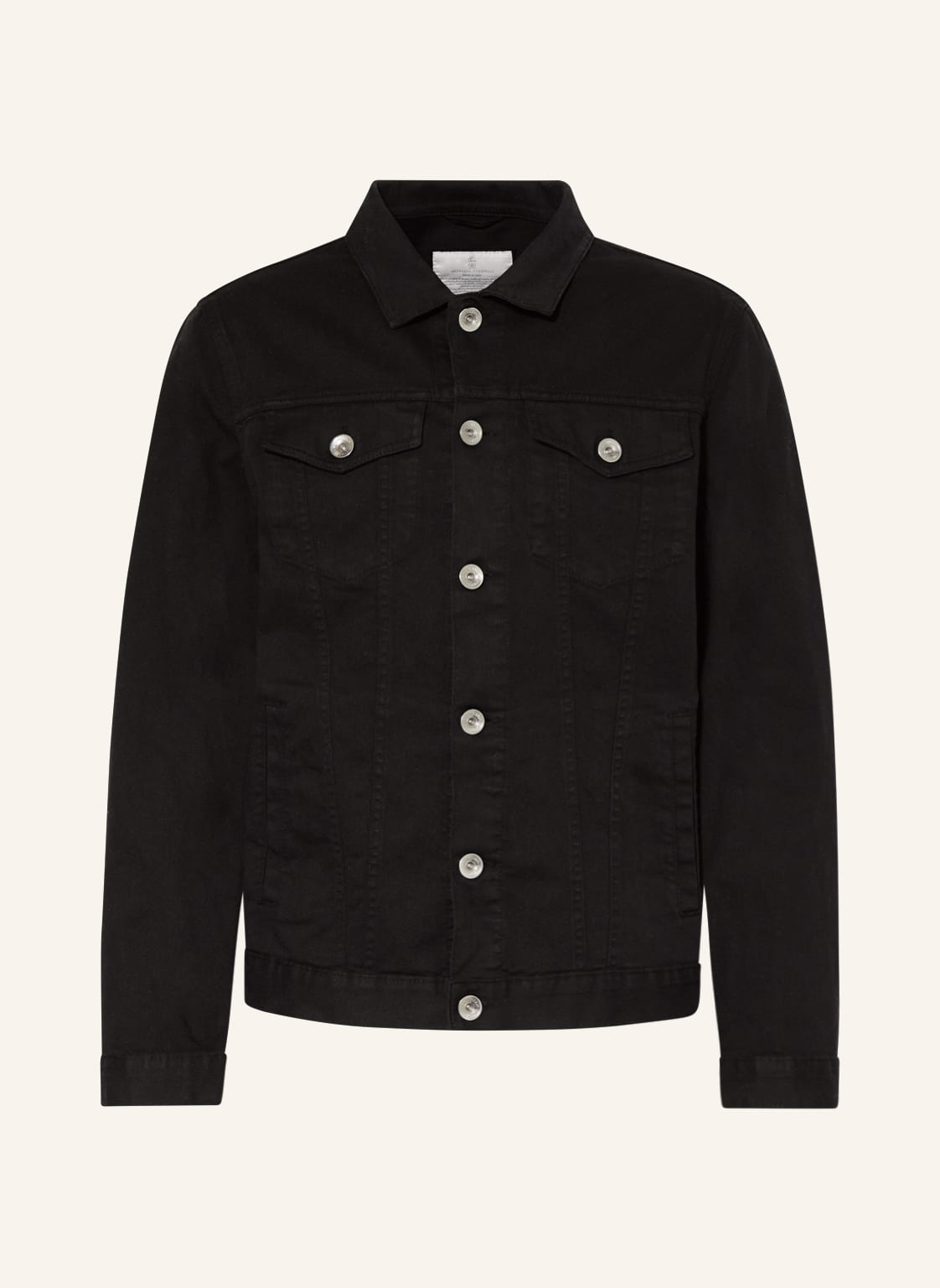 Image of Brunello Cucinelli Jeansjacke schwarz