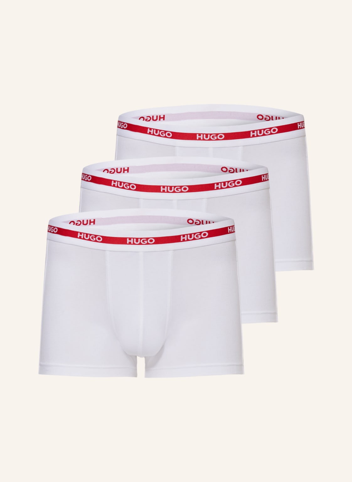 Image of Hugo 3er-Pack Boxershorts Triplet Planet weiss