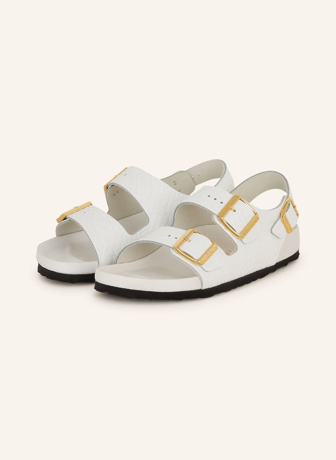 Image of Birkenstock Pantoletten Milano Rivet weiss
