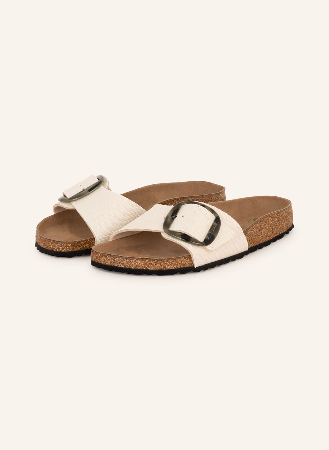 Image of Birkenstock Pantoletten Madrid Big Buckle weiss
