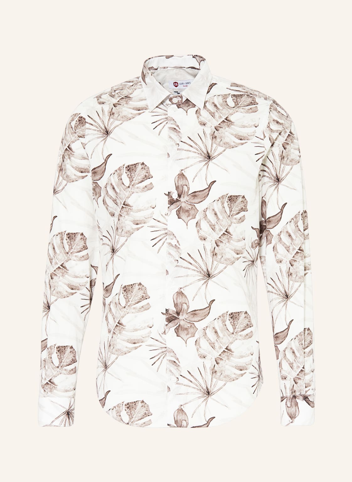 Image of Cg - Club Of Gents Hemd Cg Paron Slim Fit weiss