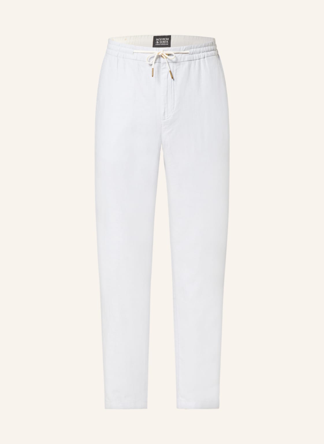 Image of Scotch & Soda Chino Warren Mit Leinen grau