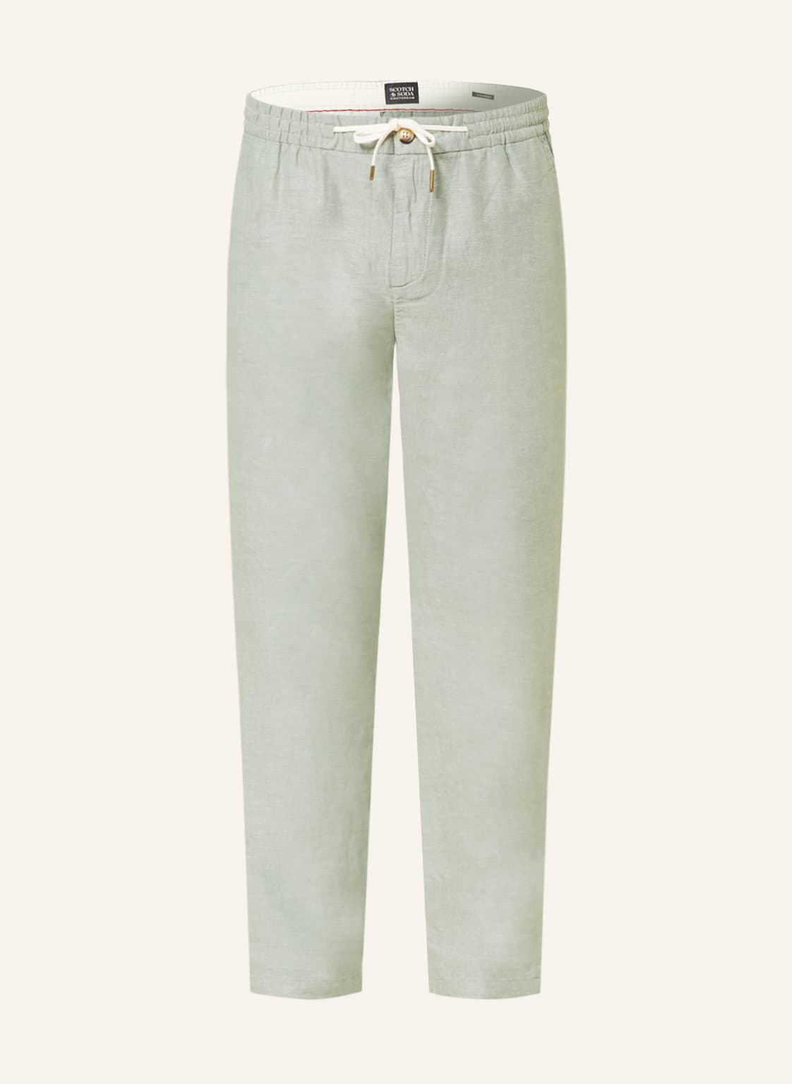 Image of Scotch & Soda Chino Warren Mit Leinen gruen