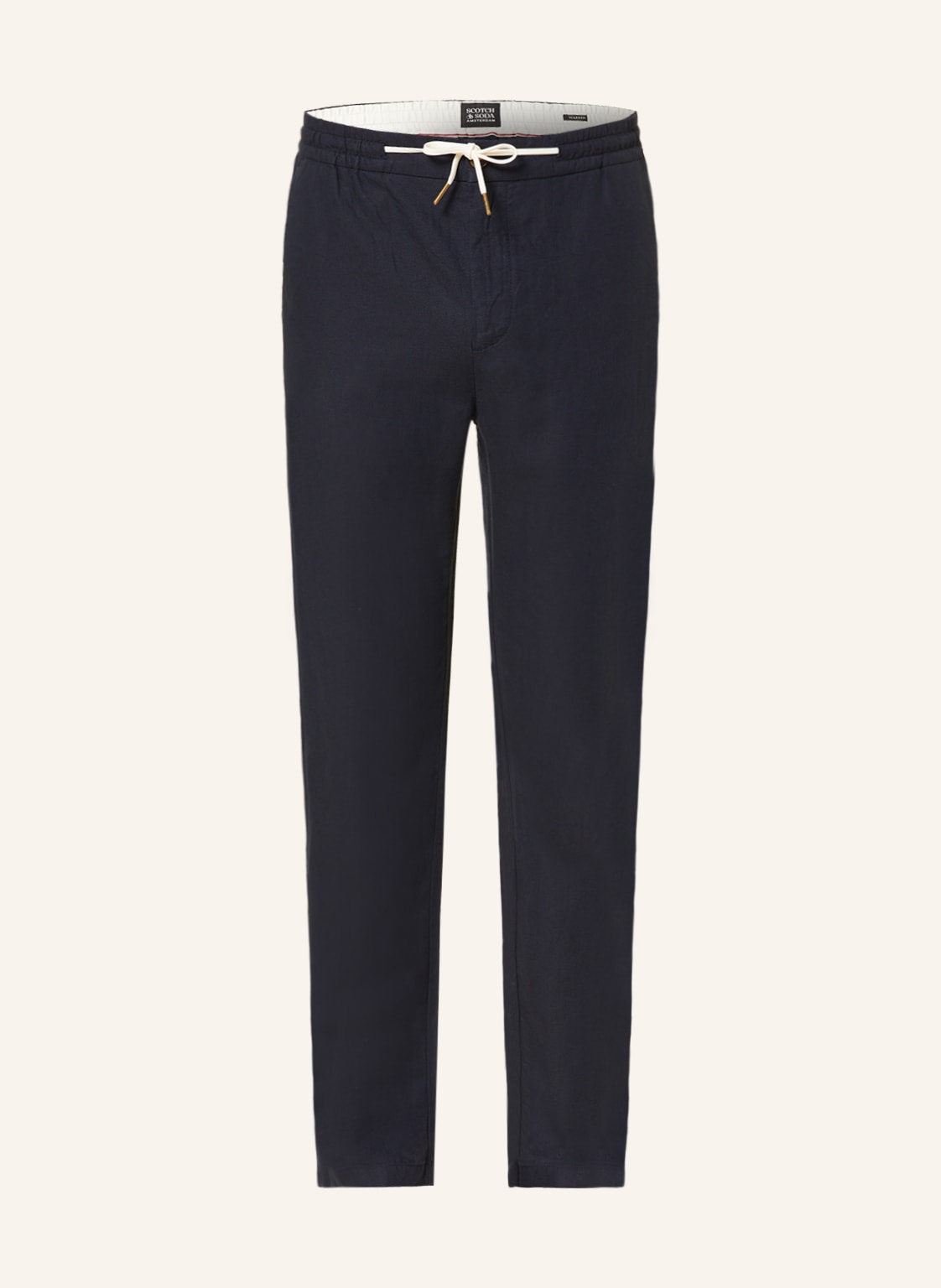Image of Scotch & Soda Chino Warren Mit Leinen blau