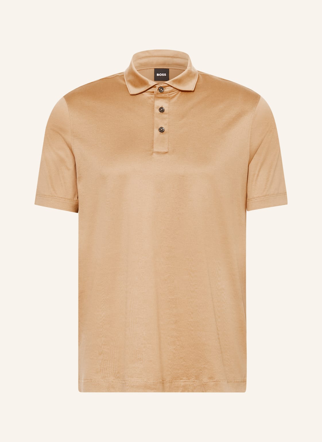 Image of Boss Jersey-Poloshirt Press beige