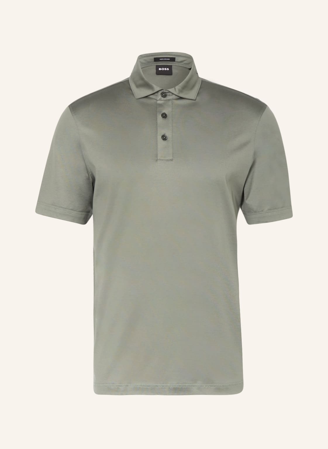 Image of Boss Jersey-Poloshirt Press gruen