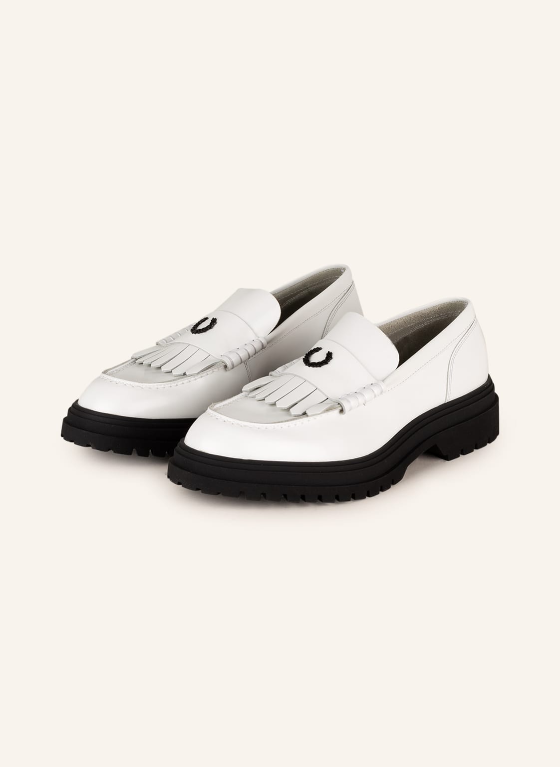 Image of Fred Perry Loafer weiss