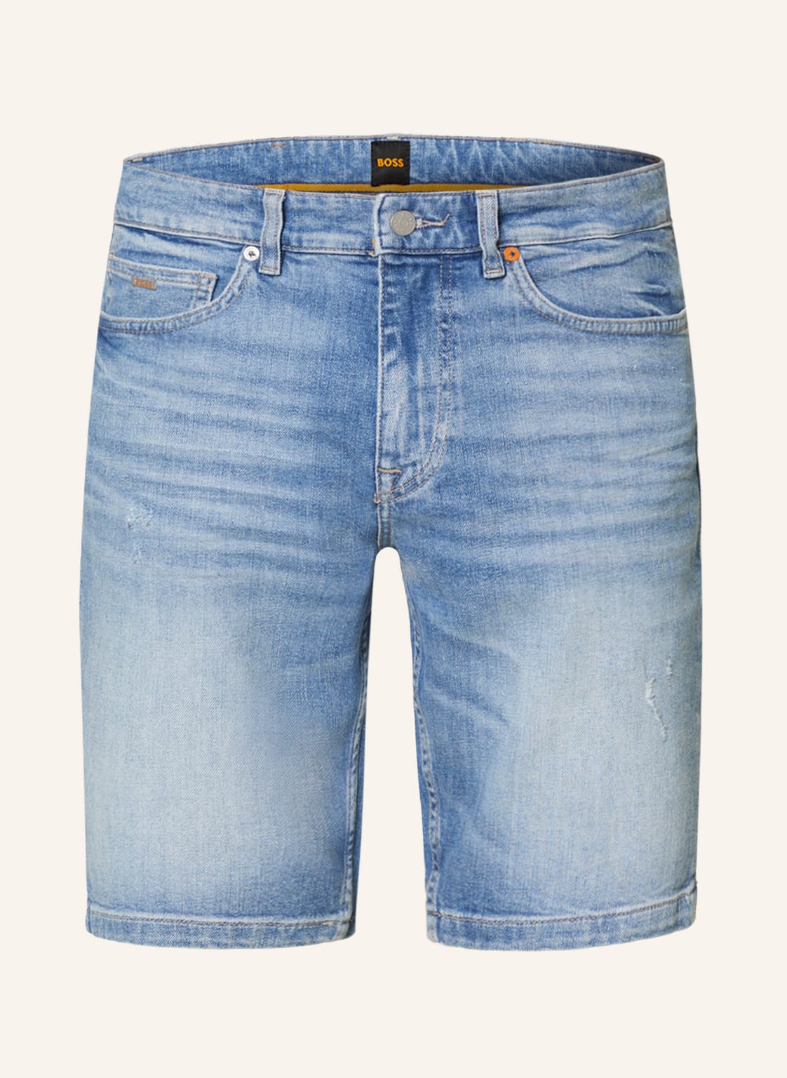 Image of Boss Jeansshorts Delaware Slim Fit gruen