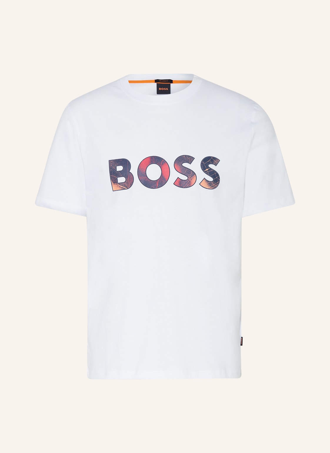 Image of Boss T-Shirt Teeart weiss