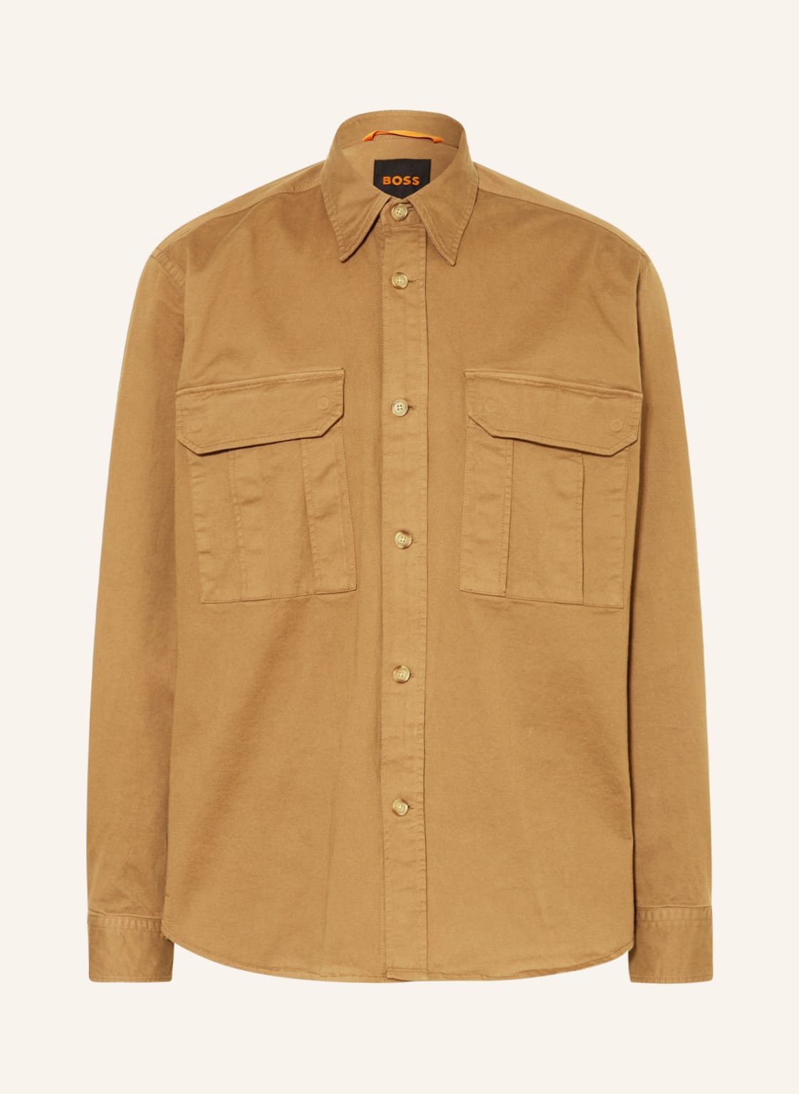 Image of Boss Overshirt Lisel grau