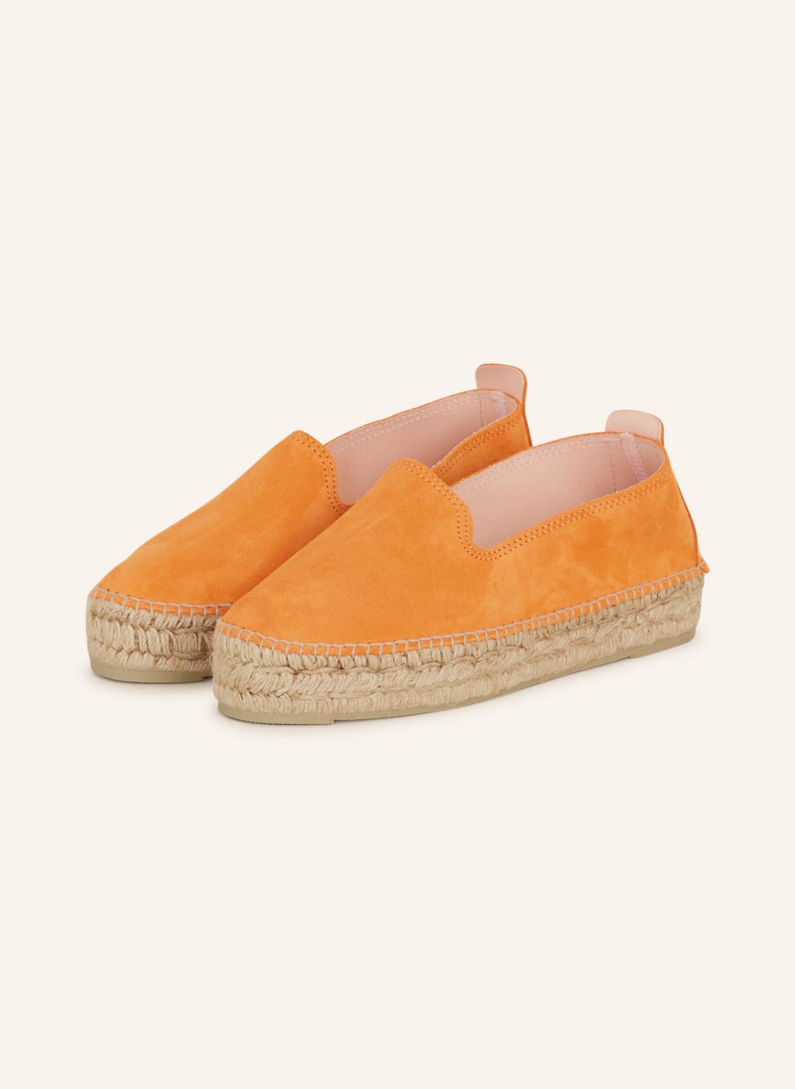 Image of Manebí Plateau-Espadrilles orange