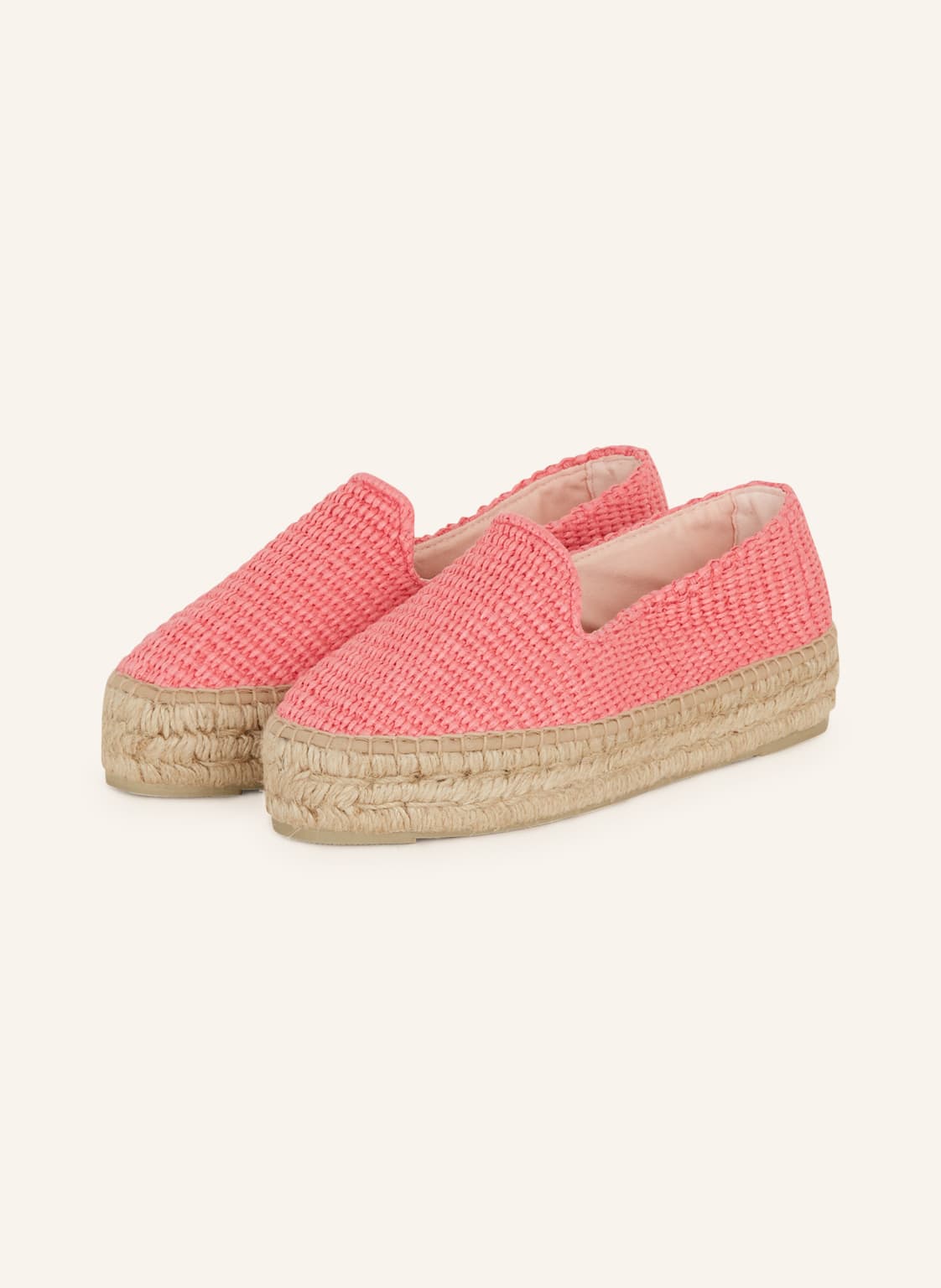 Image of Manebí Plateau-Espadrilles pink