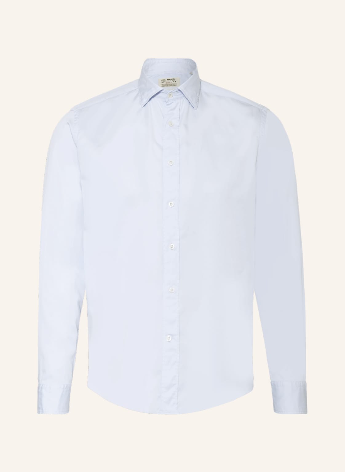 Image of Fil Noir Hemd Bergamo Shaped Fit blau