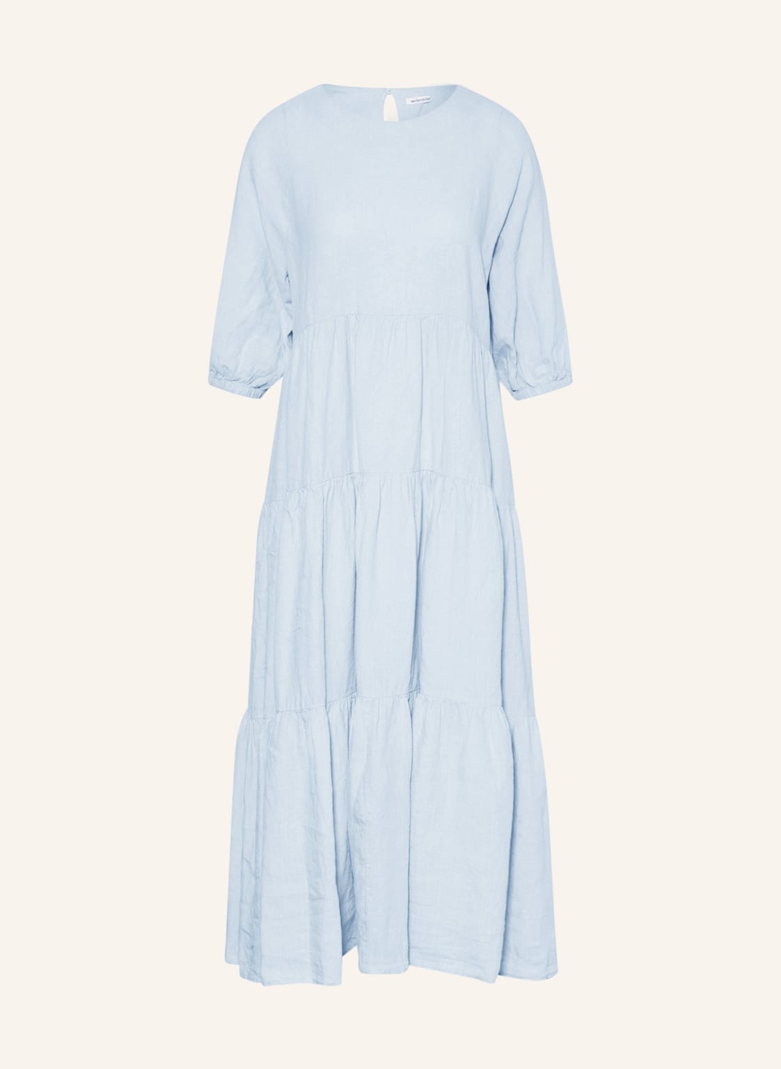 Image of Seidensticker Leinenkleid Mit 3/4-Arm blau