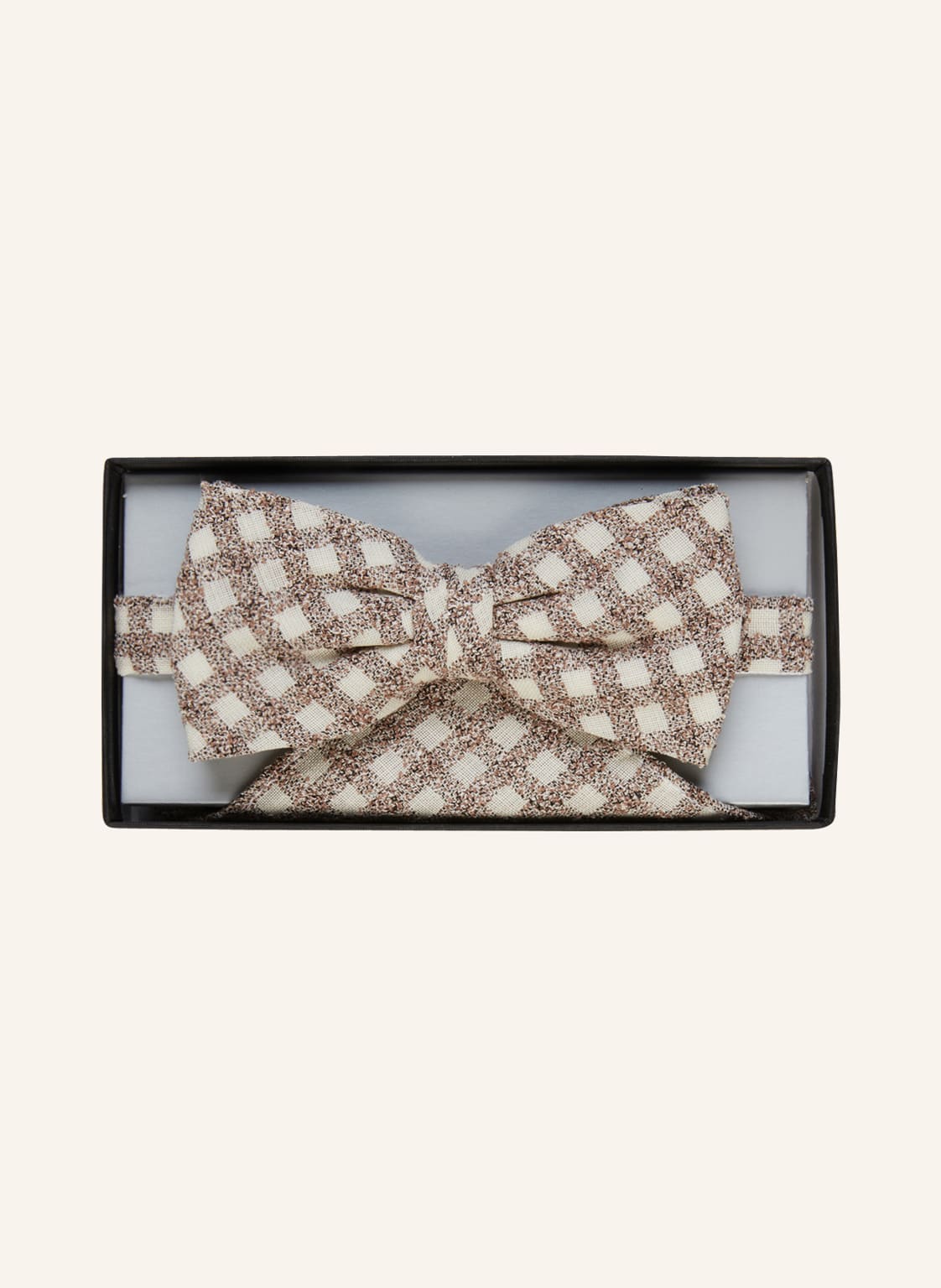 Image of Digel Set Less: Fliege Und Einstecktuch beige