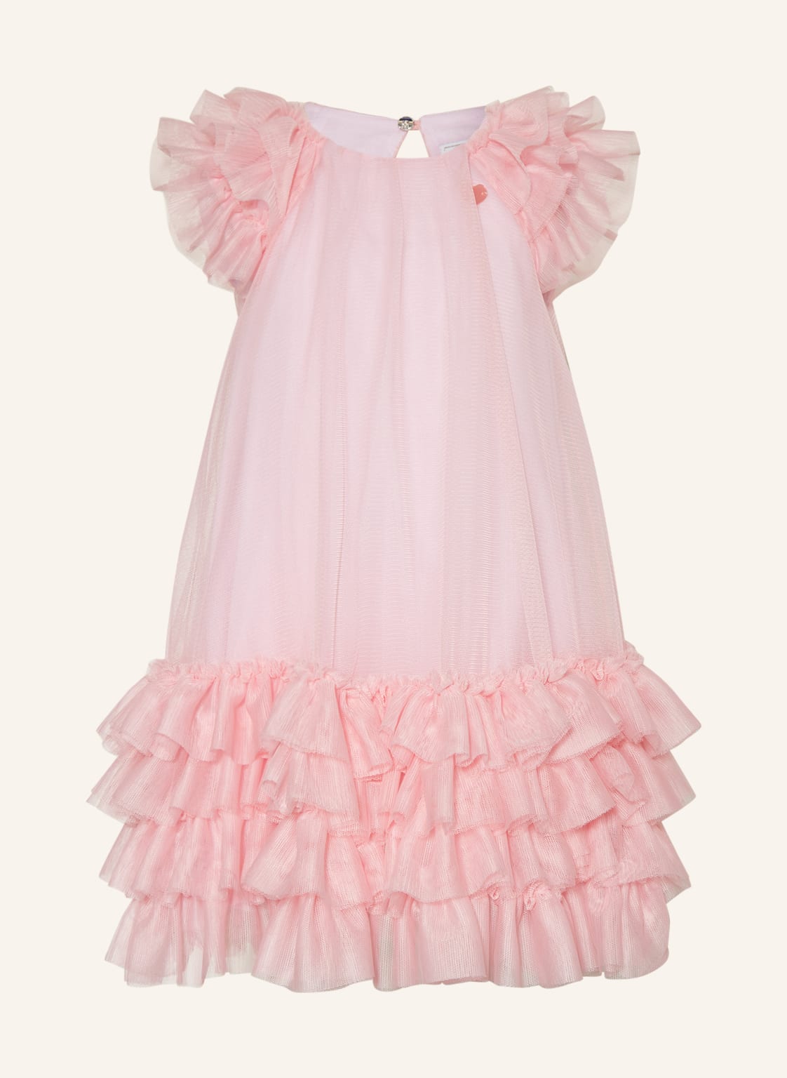 Image of Monnalisa Kleid Mit Rüschen rosa