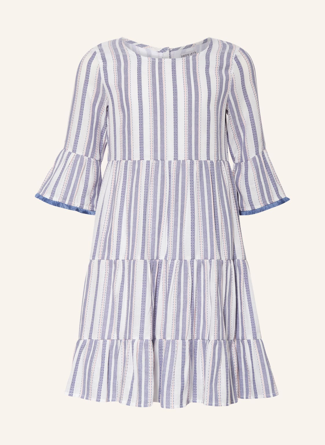 Image of Happy Girls Kleid Kleod Mit 3/4-Arm blau