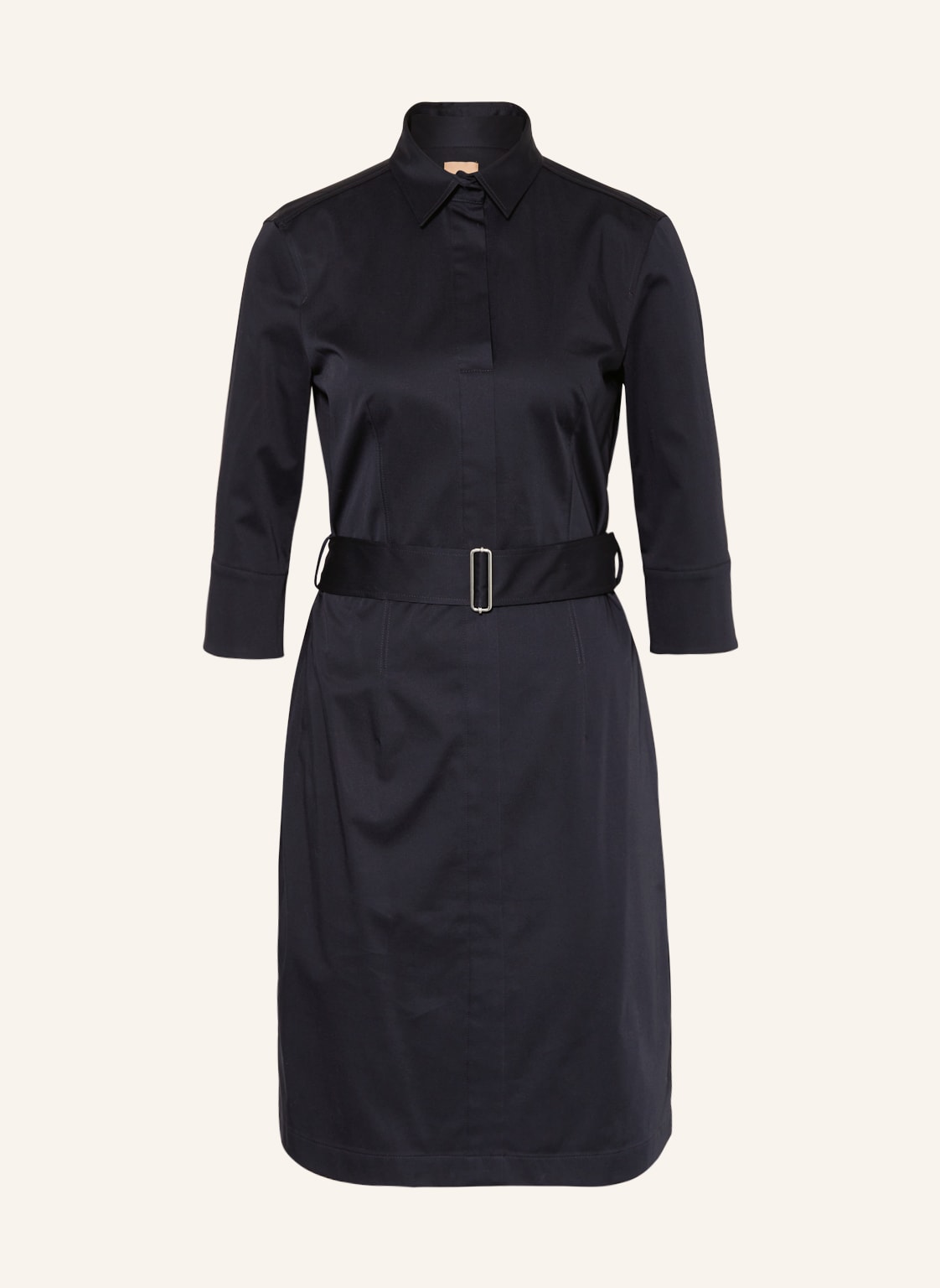 Image of Boss Kleid Daliri Mit 3/4-Arm blau