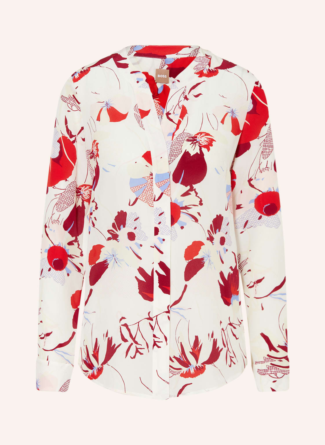 Image of Boss Seidenbluse Biwala weiss