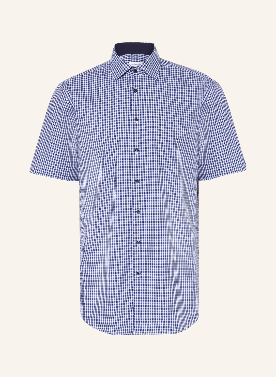 Image of Seidensticker Kurzarm-Hemd Regular Fit blau