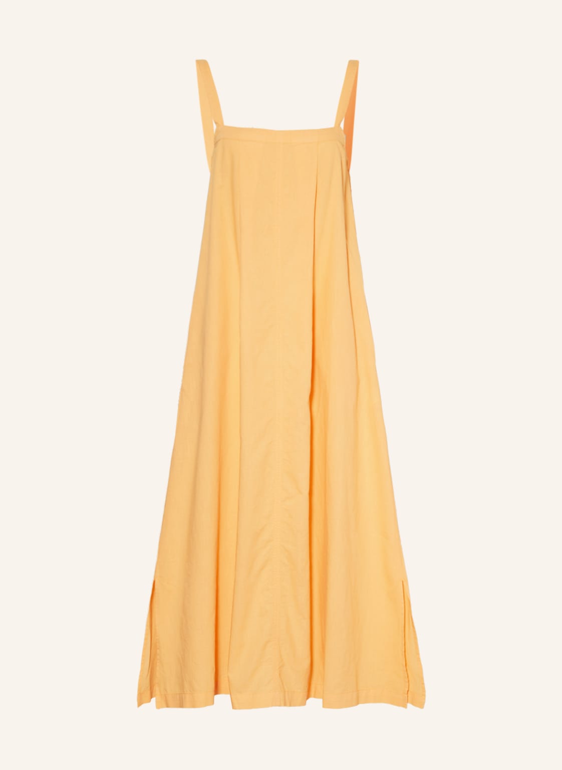 Image of Espadrij L'originale Strandkleid Eve Mit Leinen orange