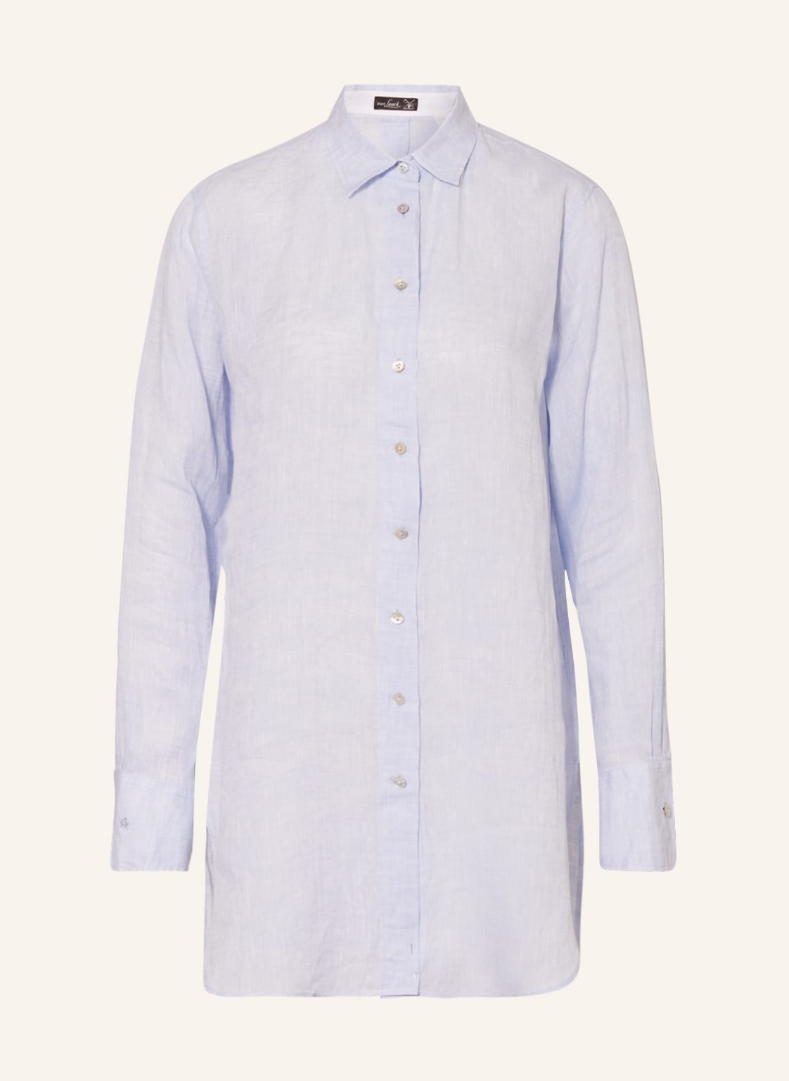 Image of Van Laack Hemdbluse Olenea Aus Leinen blau