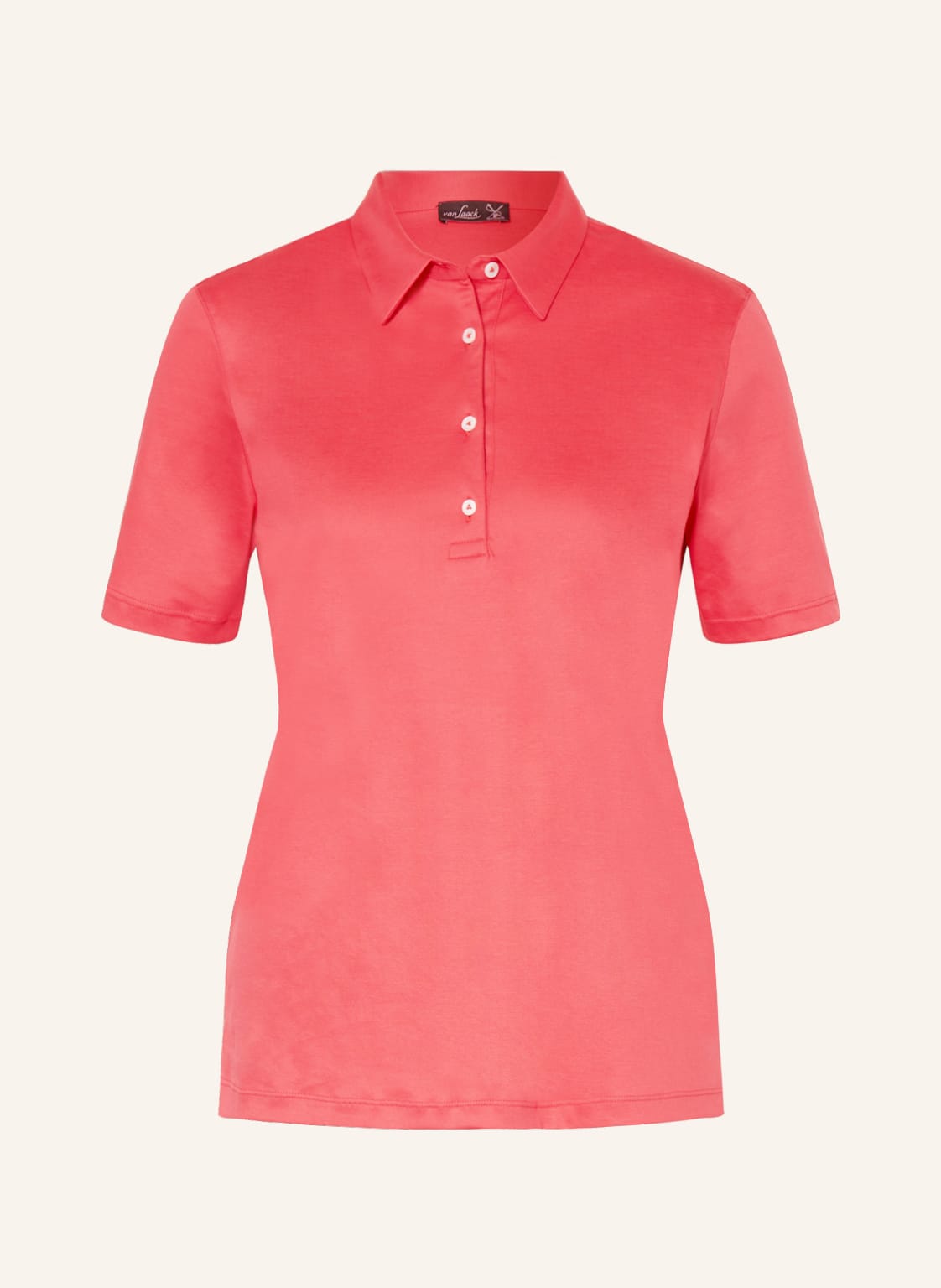 Image of Van Laack Jersey-Poloshirt Mirja rot